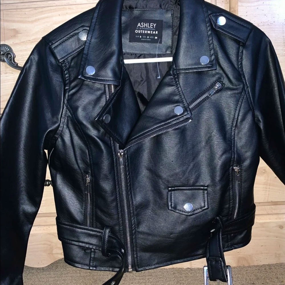 Faux Leather Jacket